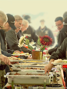 Catered Corporate Meals - Workshop Floor