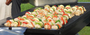 Grilled Shrimp Skewers Catering